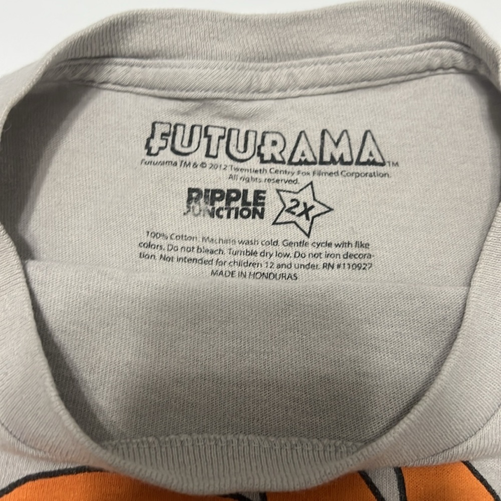 Futurama T-Shirt - Fry Not Sure if Present or Future 2XL - Picture 4 of 5